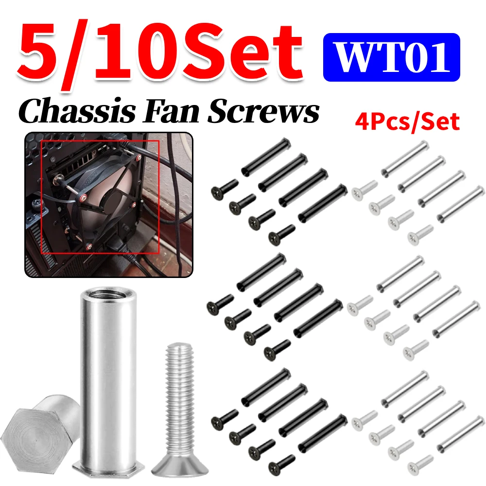 Набор из 5/10 винтов для крепления вентиляторов ПК, винты для корпусных вентиляторов, винты для крепления вентиляторов с повышенной стабильностью, для самостоятельной модификации систем охлаждения ПК
Набор из 5/10 винтов для крепления вентиляторов ПК, винты для корпусных вентиляторов, винты для крепления вентиляторов с повышенной стабильностью, для самостоятельной модификации систем охлаждения ПК