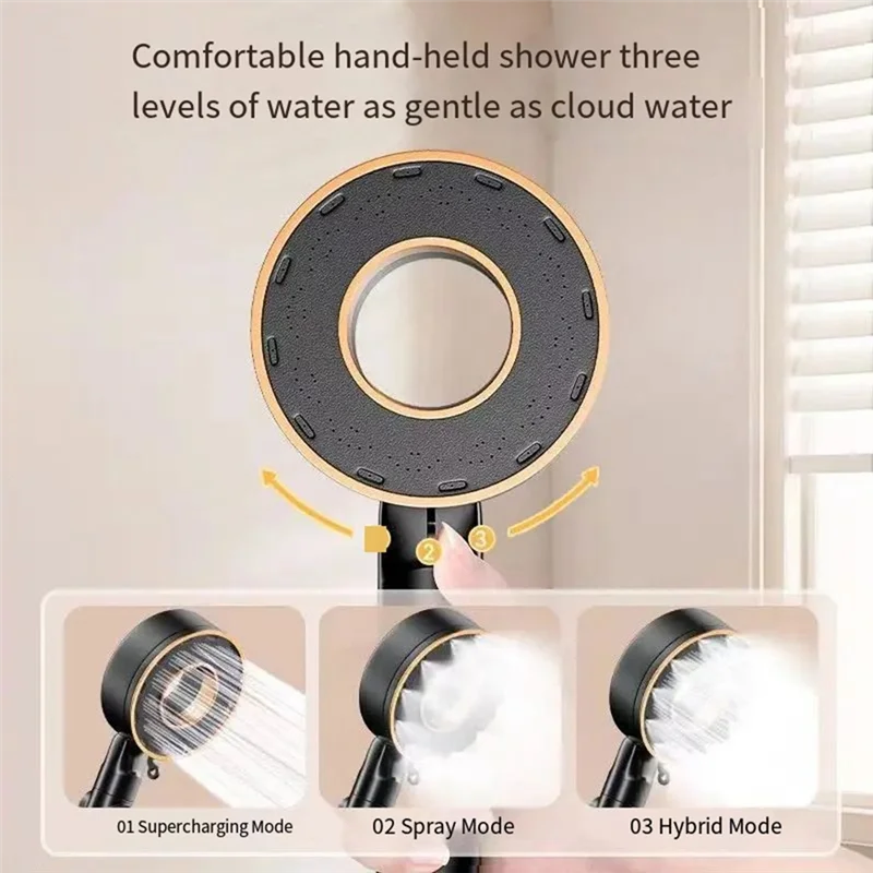 AB41-Душевые насадки высокого давления, 3-режимные регулируемые душевые насадки, аксессуар для смесителя для ванной комнаты
AB41-Душевые насадки высокого давления, 3-режимные регулируемые душевые насадки, аксессуар для смесителя для ванной комнаты