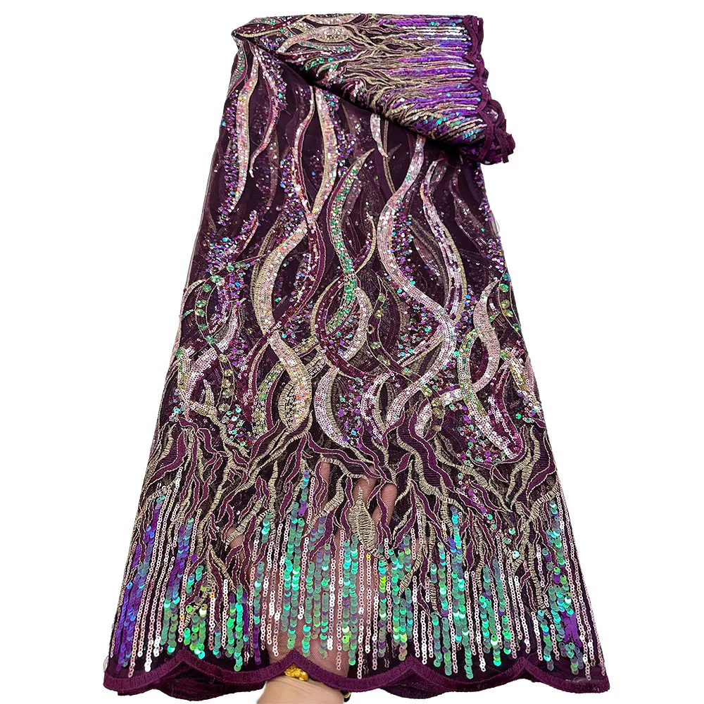 African French Sequined Lace Fabrics 2023 High Quality Lace Nigerian Embroidered Sequins Lace Dress Material For Party R4801
African French Sequined Lace Fabrics 2023 High Quality Lace Nigerian Embroidered Sequins Lace Dress Material For Party R4801