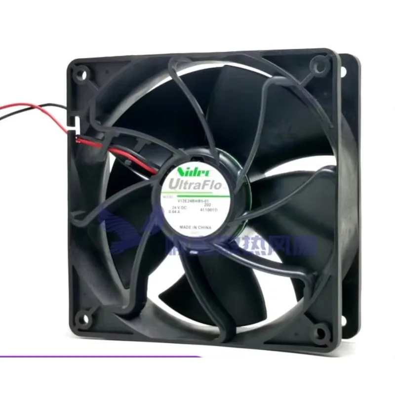 Nidec V12E24BHB5-01 DC 24V 0.64A 120x120x38mm 2-Wire Server Cooling Fan
Nidec V12E24BHB5-01 DC 24V 0.64A 120x120x38mm 2-Wire Server Cooling Fan