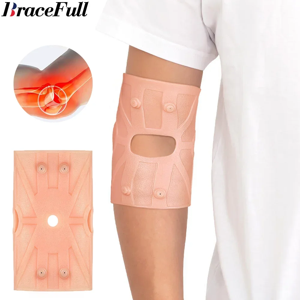 1Pcs Silicone Gel Magneto therapy Elbow Brace Compression Support Sleeve for Joint Pain Relief Tendonitis Tennis Golf Elbow
1Pcs Silicone Gel Magneto therapy Elbow Brace Compression Support Sleeve for Joint Pain Relief Tendonitis Tennis Golf Elbow