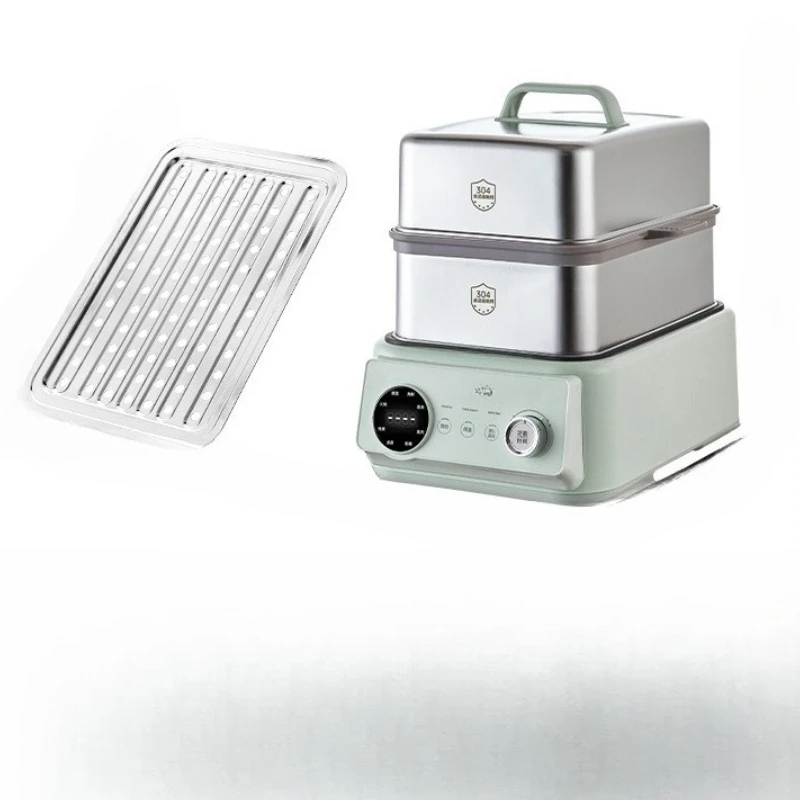 Multifunctional electric steamer household stainless steel multi-layer large-capacity steamer gifts hot pot cooking Internet 
Multifunctional electric steamer household stainless steel multi-layer large-capacity steamer gifts hot pot cooking Internet