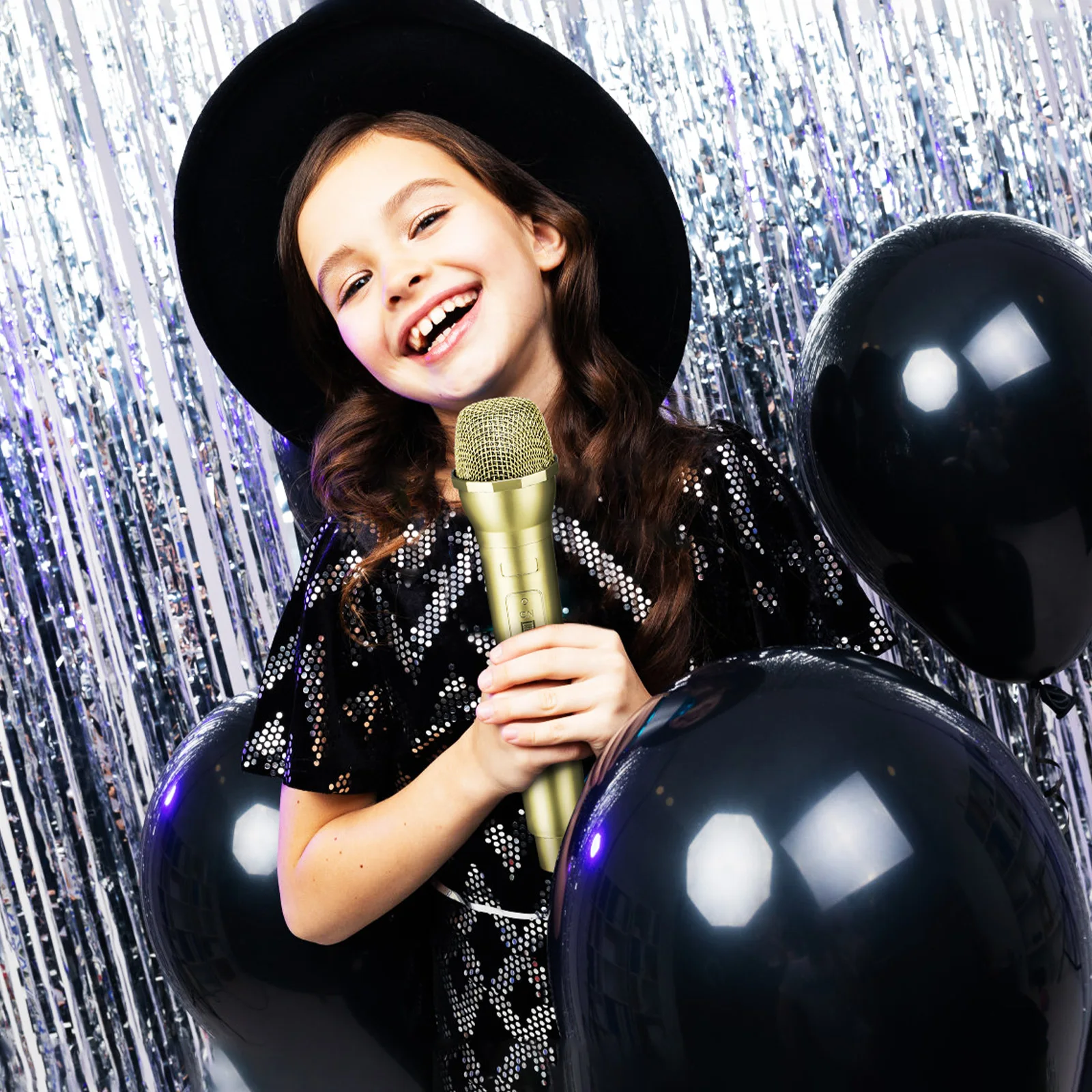 3 Pcs Children's Microphone Fake Prop Toy Kids Faux Interview Cute Pretend Girls 
3 Pcs Children's Microphone Fake Prop Toy Kids Faux Interview Cute Pretend Girls
