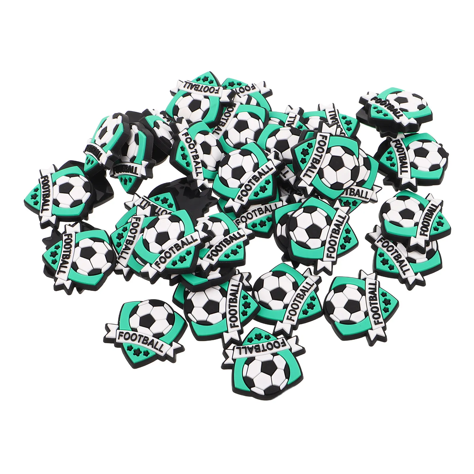 40Pcs Soccer Pencil Topper PVC School Prize Pen Clips Classroom Reward Supplies Football Pen Accessories Sports Party Favors
40Pcs Soccer Pencil Topper PVC School Prize Pen Clips Classroom Reward Supplies Football Pen Accessories Sports Party Favors