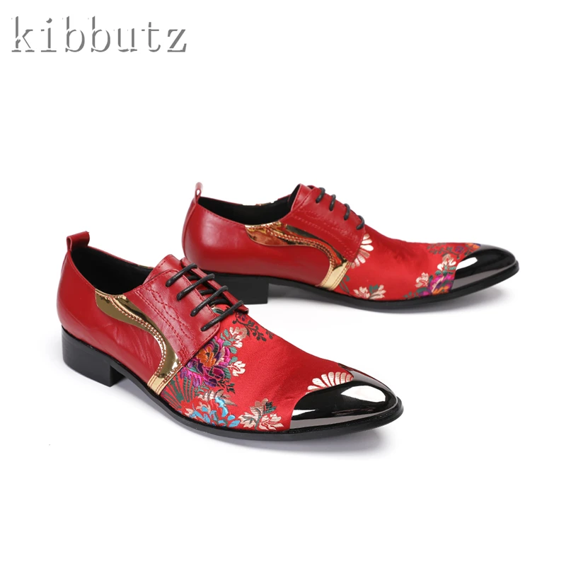 New Fashion Print Genuine Leather Shoes Men Metal Toe Lace Up Business Leisure Party Wedding Dress Shoes
New Fashion Print Genuine Leather Shoes Men Metal Toe Lace Up Business Leisure Party Wedding Dress Shoes