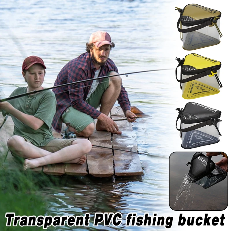 Collapsible Triangle Fish Box Transparent Portable Fishing Bucket for Outdoor Gear Accessories Storage Container
Collapsible Triangle Fish Box Transparent Portable Fishing Bucket for Outdoor Gear Accessories Storage Container