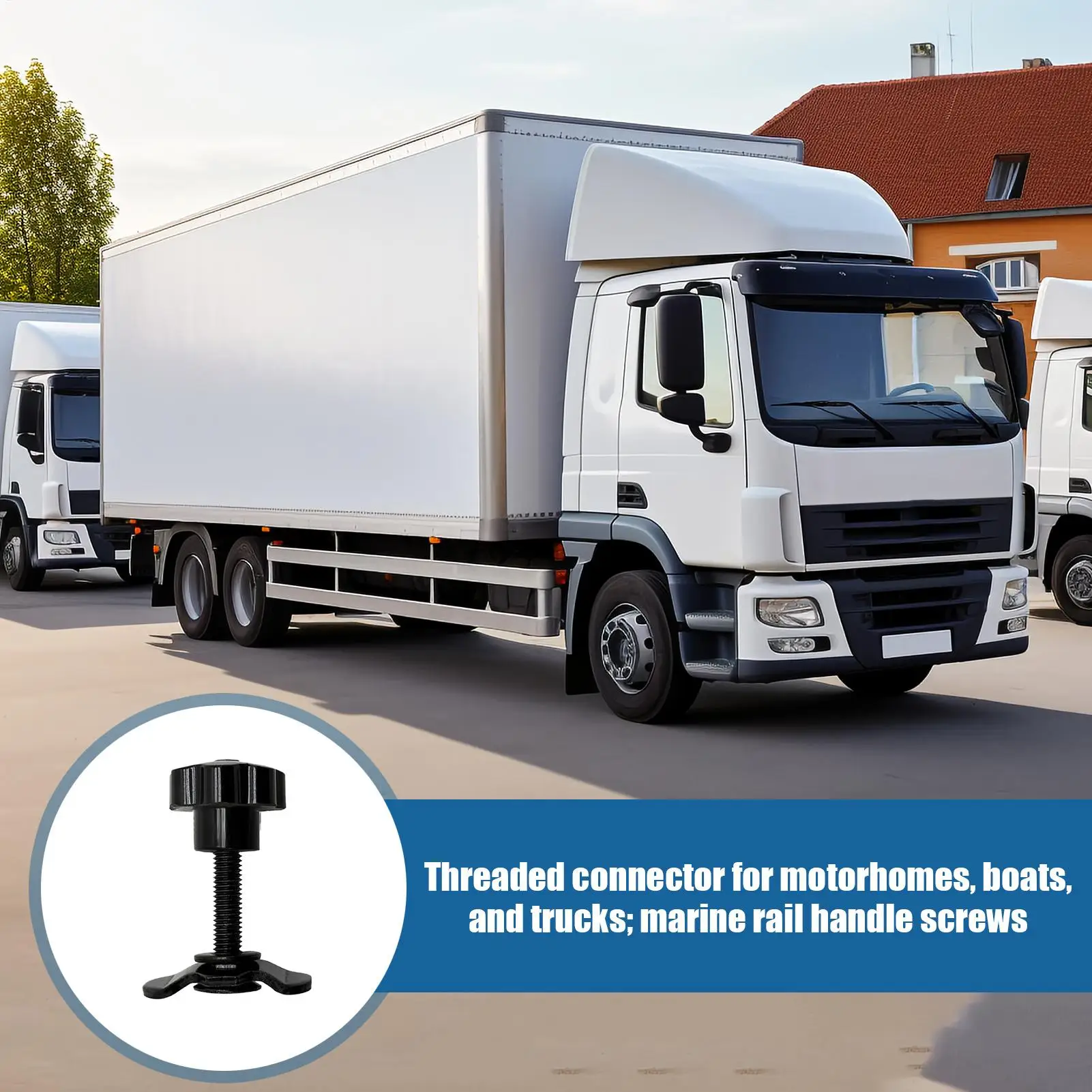 Cargo L-Track Studs Nuts Tie-Down Securing Bolts Hardware 4 Pieces RV Cargo L Track Studs Replacements For Truck Bed Trailer
Cargo L-Track Studs Nuts Tie-Down Securing Bolts Hardware 4 Pieces RV Cargo L Track Studs Replacements For Truck Bed Trailer