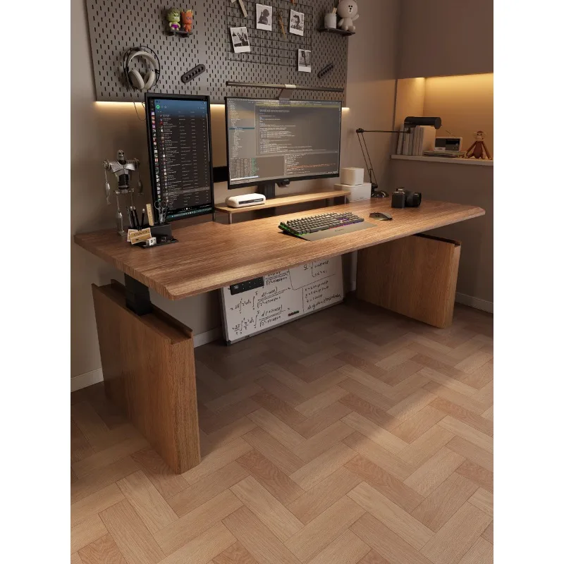 Black walnut solid wood electric lifting table computer table household bedroom desk smart desk double table CL96
Black walnut solid wood electric lifting table computer table household bedroom desk smart desk double table CL96