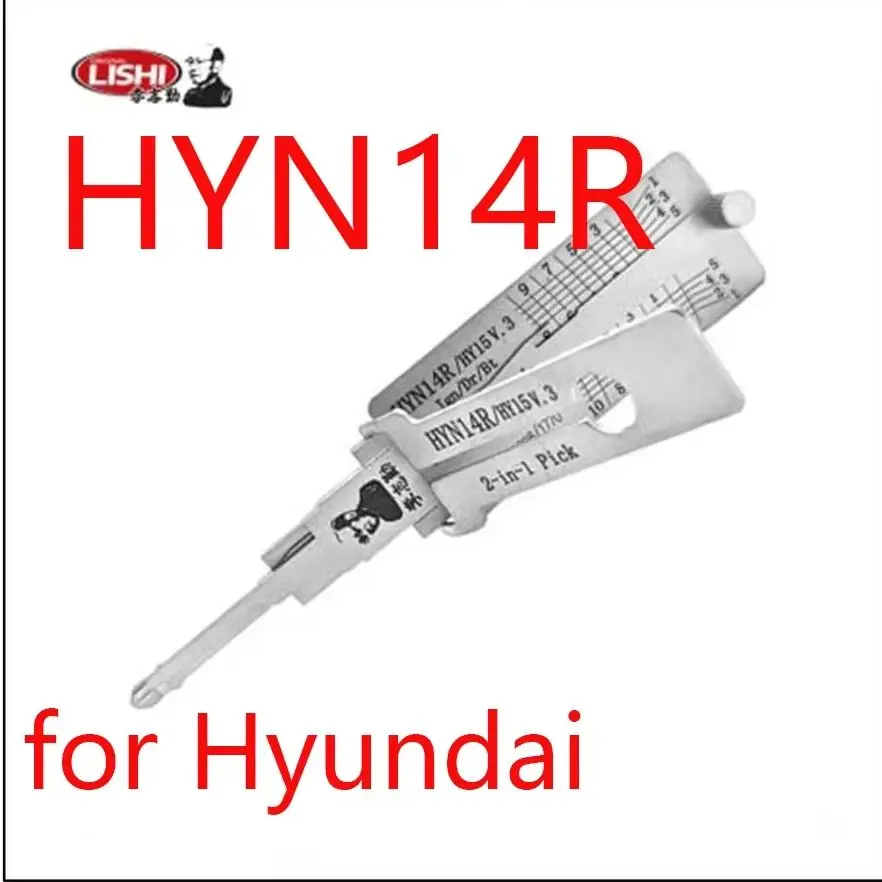 2026 Lishi 2-in-1 Pick/Decoder Tool for Hyundai HY15 HYN14R - Locksmith Professional Car Key Making Equipment
2026 Lishi 2-in-1 Pick/Decoder Tool for Hyundai HY15 HYN14R - Locksmith Professional Car Key Making Equipment