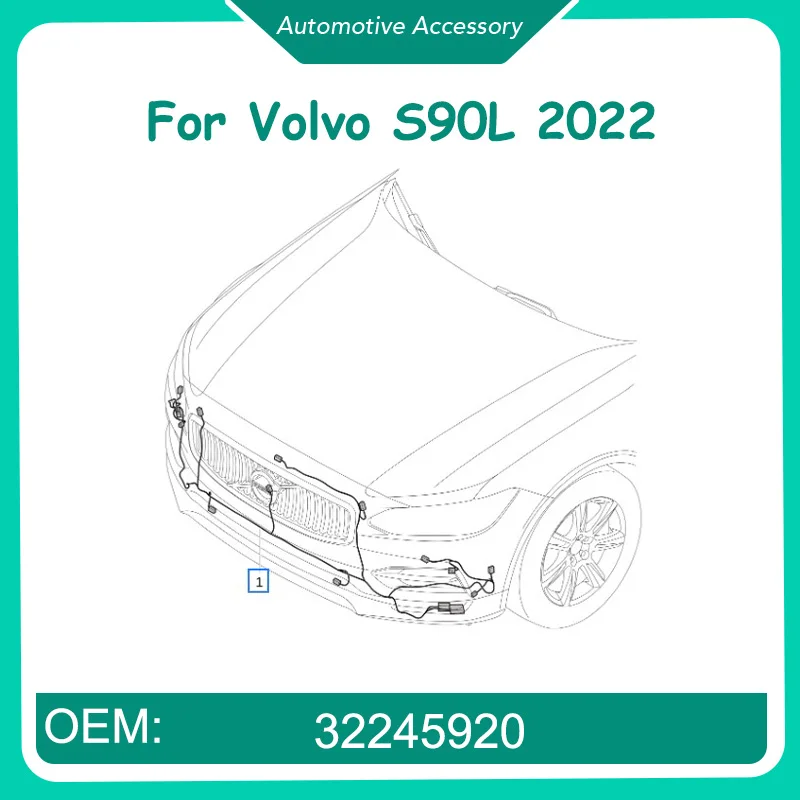 32245920 1 шт. жгут проводов переднего бампера для Volvo S90L 2022 жгут проводов для помощи при парковке
32245920 1 шт. жгут проводов переднего бампера для Volvo S90L 2022 жгут проводов для помощи при парковке