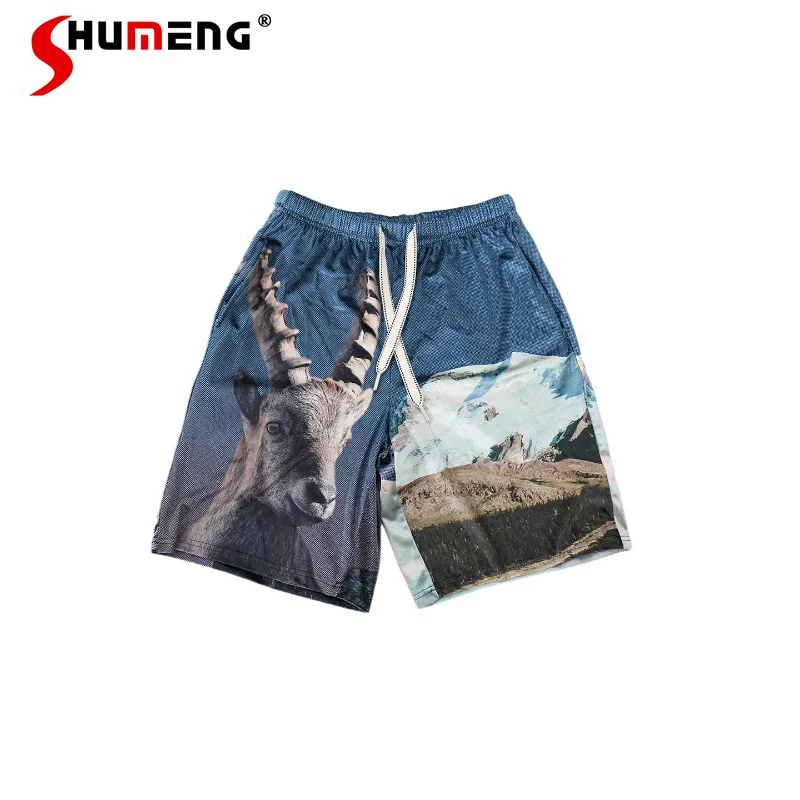 2026 Summer Men's Beach Shorts Handsome Fashion Animal Pattern Printed Shorts Male Stylish Chic Drawstring Comfort Short Pants
2026 Summer Men's Beach Shorts Handsome Fashion Animal Pattern Printed Shorts Male Stylish Chic Drawstring Comfort Short Pants