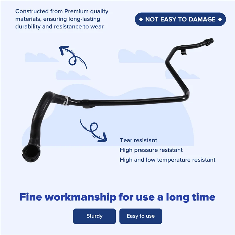 NEW-For BMW X5 3.0L 2006-2010 Car Radiator Coolant Hose 17127561686 Cooling Water Pipe Replacement Part
NEW-For BMW X5 3.0L 2006-2010 Car Radiator Coolant Hose 17127561686 Cooling Water Pipe Replacement Part