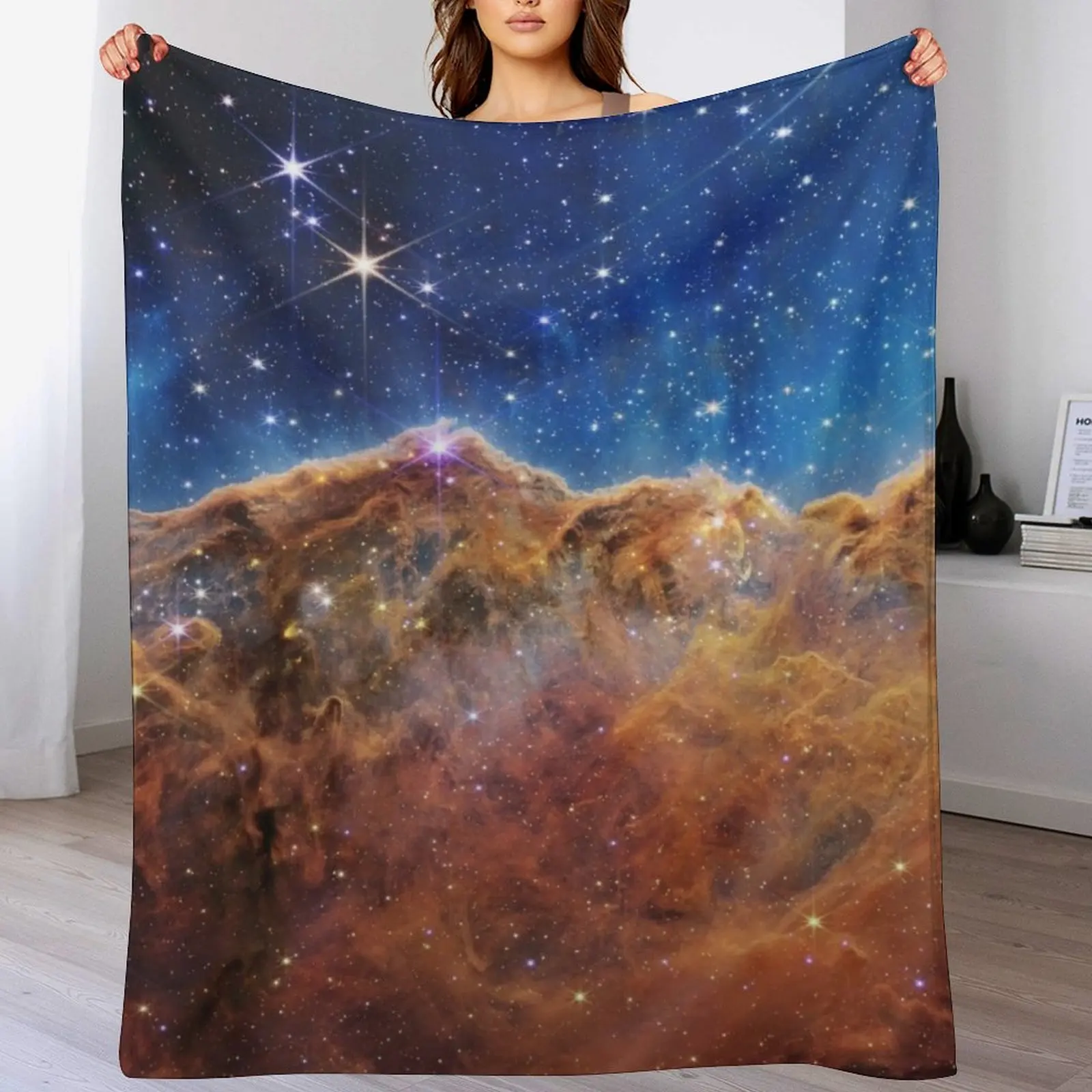 JWST Cosmic Cliffs in the Carina Nebula (14K resolution) Throw Blanket Warm Plush Fuzzy Blanket for Living Room
JWST Cosmic Cliffs in the Carina Nebula (14K resolution) Throw Blanket Warm Plush Fuzzy Blanket for Living Room