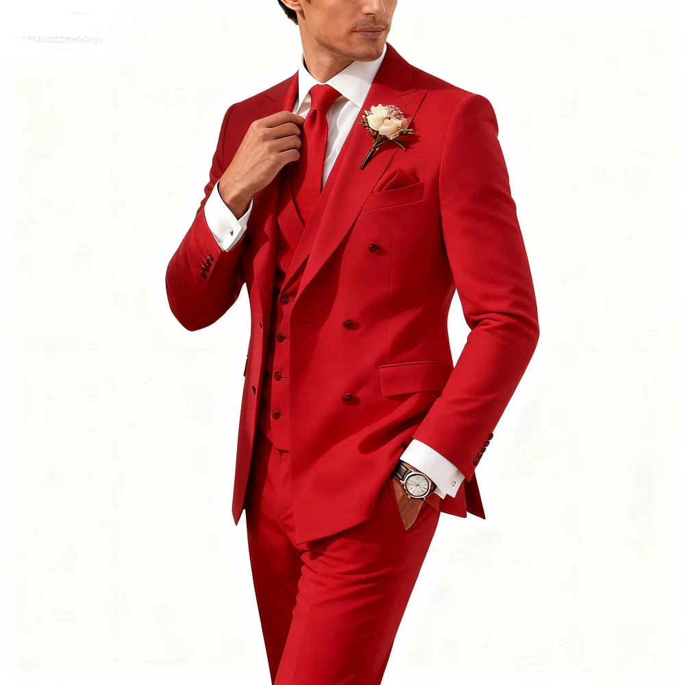 Men's Slim Fit Casual Blazer, Smoking Suit, 3-Piece Jacket, Men's Breasted, Slim Fit
Men's Slim Fit Casual Blazer, Smoking Suit, 3-Piece Jacket, Men's Breasted, Slim Fit