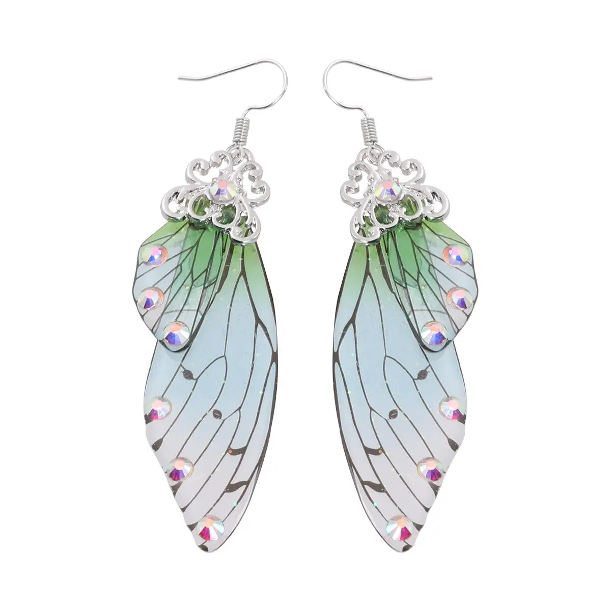 Imitation Cicada's Wings Earrings Personality Eardrops Moon Creative Jewelry for Girls Animal Design
Imitation Cicada's Wings Earrings Personality Eardrops Moon Creative Jewelry for Girls Animal Design