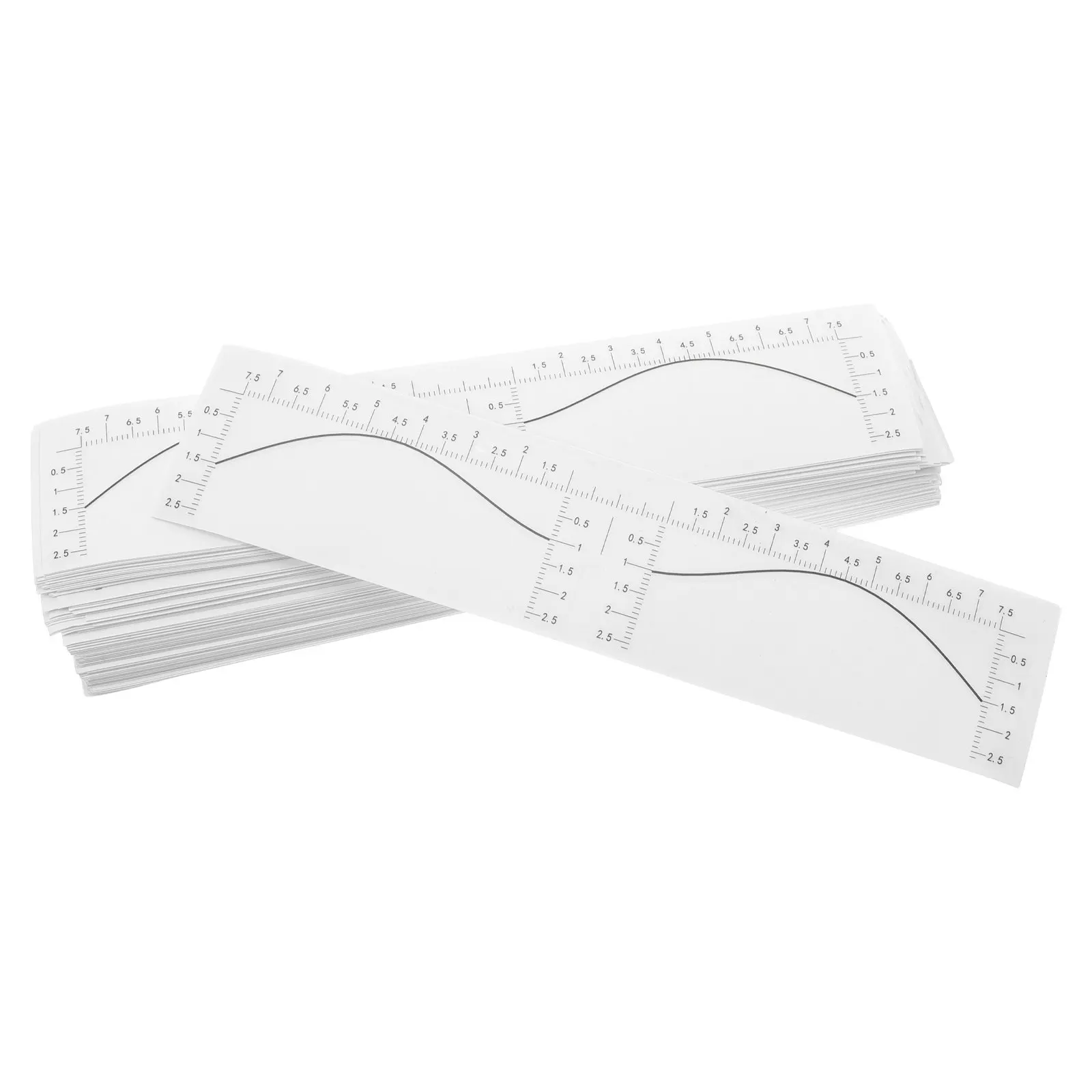 100Pcs Eyebrow Mapping Sticker Ruler Disposable Adhesive Brow Measuring Tool for Symmetrical Eyebrow Shaping Tattoo Salon
100Pcs Eyebrow Mapping Sticker Ruler Disposable Adhesive Brow Measuring Tool for Symmetrical Eyebrow Shaping Tattoo Salon