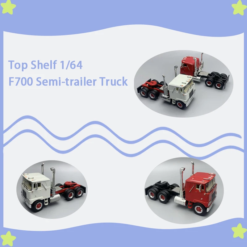 Top Shelf 1/64 Scale F700 Semi-trailer Truck Alloy Car Model Holiday Collection & Gift & Souvenir Display Toy
Top Shelf 1/64 Scale F700 Semi-trailer Truck Alloy Car Model Holiday Collection & Gift & Souvenir Display Toy