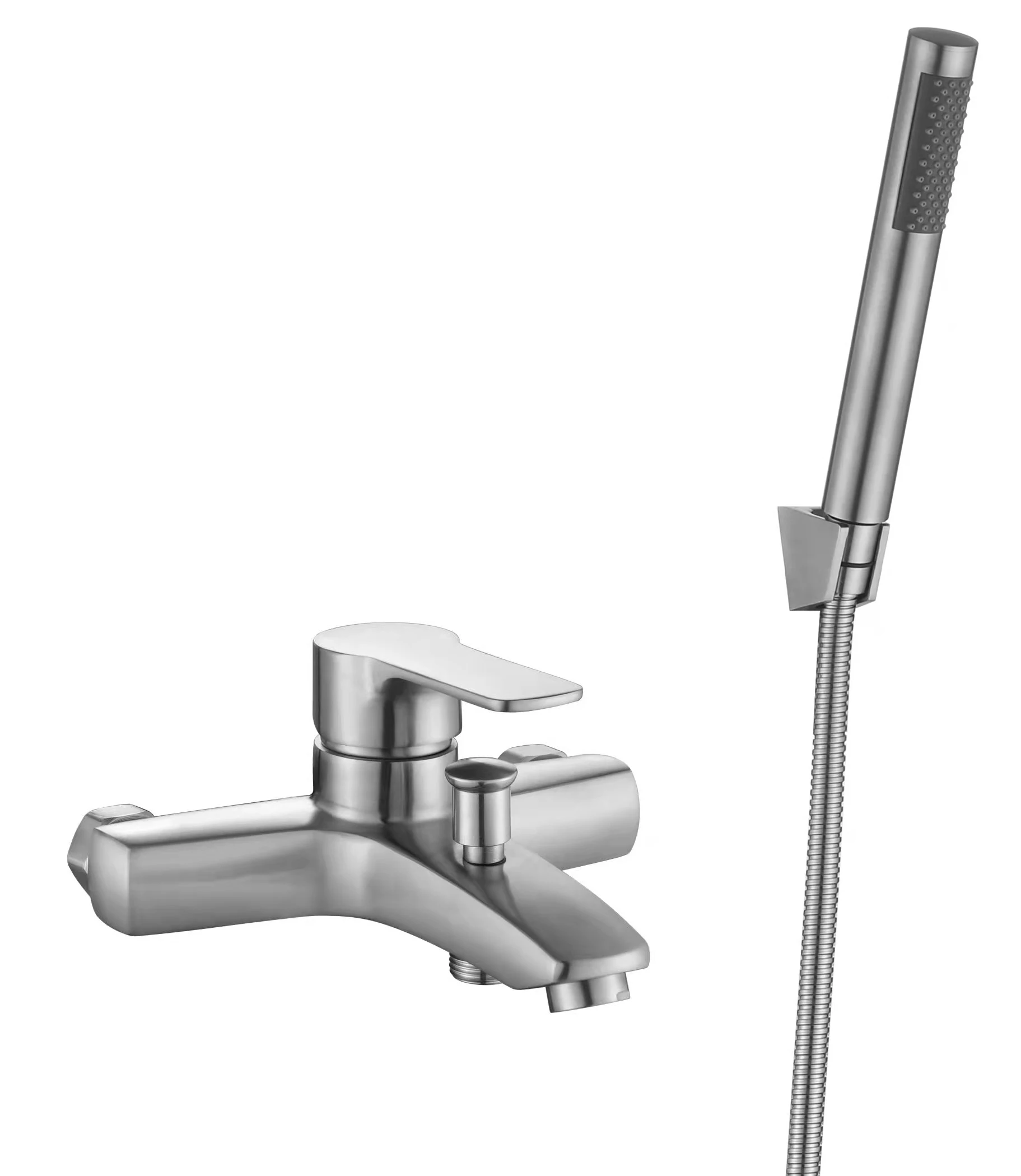 New Design 304 Stainless Steel Brushed Bath Shower Mixer and Shower Faucet Set Single Handle Bath Shower Faucet and Hardware
New Design 304 Stainless Steel Brushed Bath Shower Mixer and Shower Faucet Set Single Handle Bath Shower Faucet and Hardware