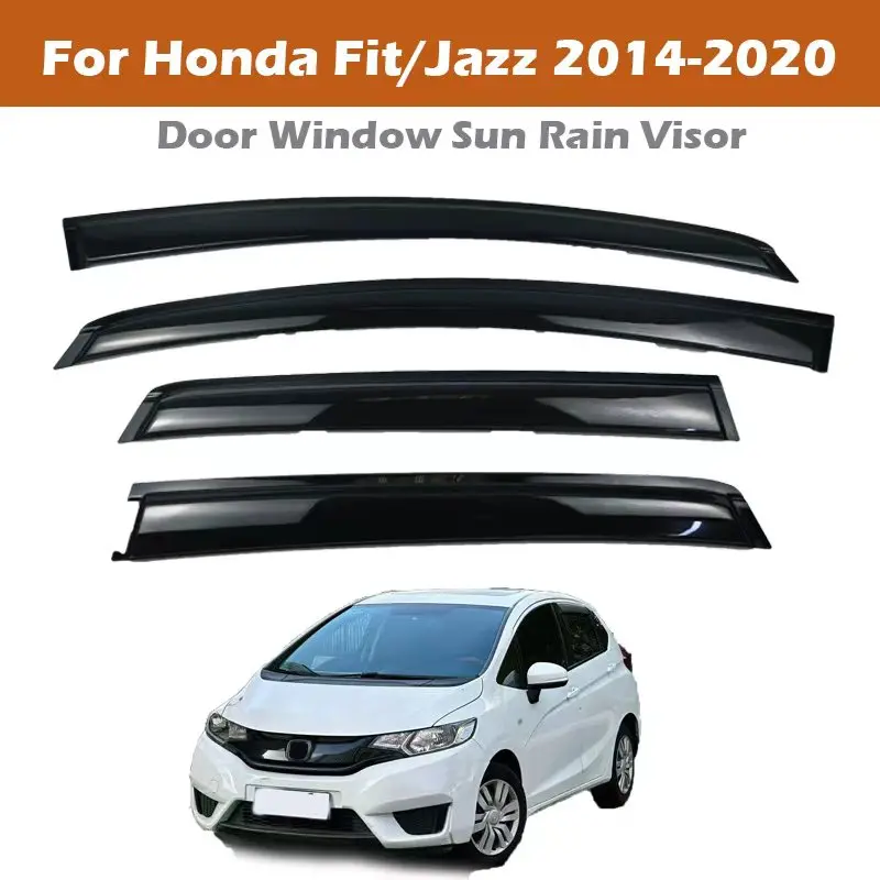 4pcs Window Visors for Honda Fit/Jazz 2014-2020 - Durable Car Rain Deflectors Sun Shade | for Honda Fit/Jazz Additions
4pcs Window Visors for Honda Fit/Jazz 2014-2020 - Durable Car Rain Deflectors Sun Shade | for Honda Fit/Jazz Additions