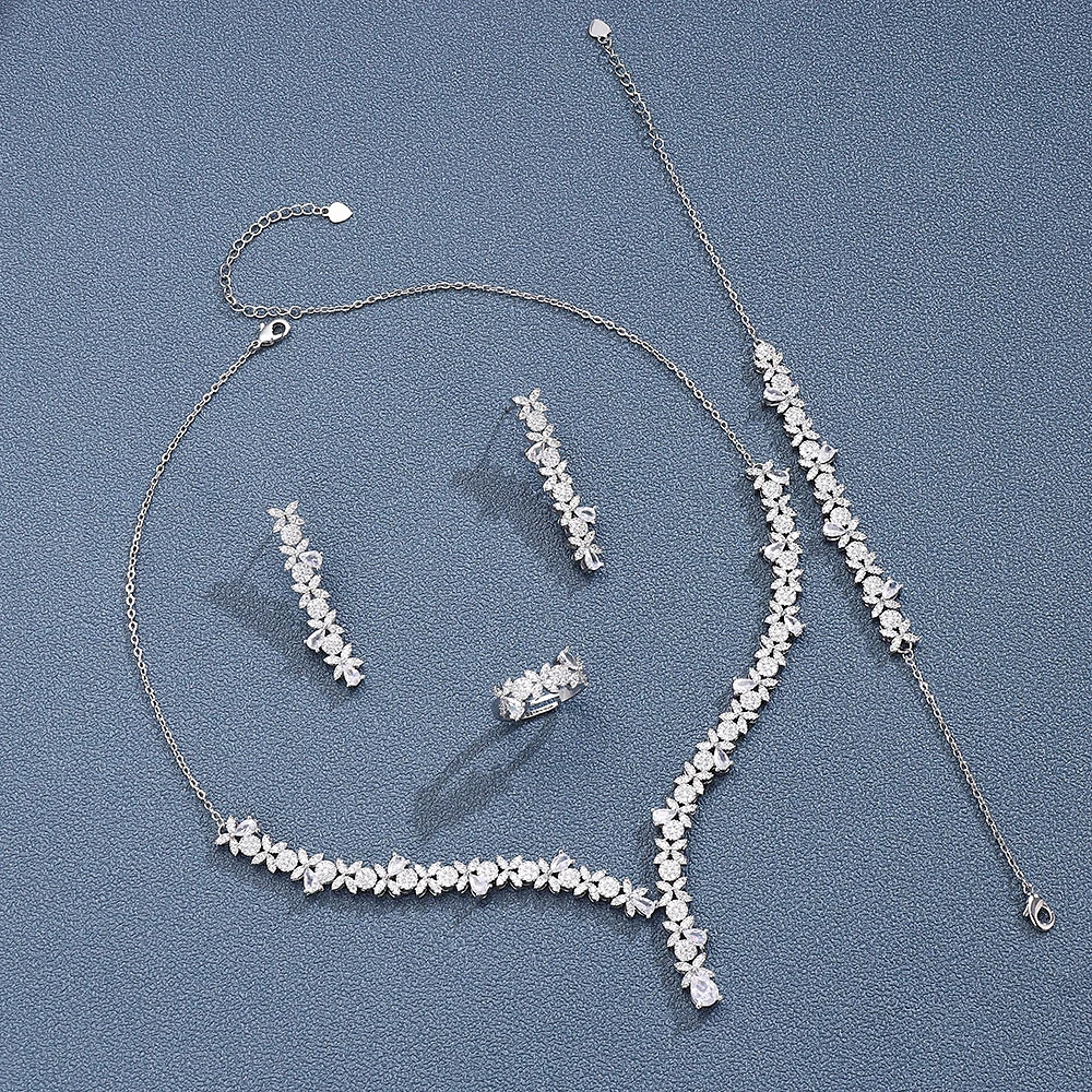 wholesale UAE Bridal Jewelry Sets New Fashion Dubai Jewelry Set For Women Wedding Party Accessories Design
wholesale UAE Bridal Jewelry Sets New Fashion Dubai Jewelry Set For Women Wedding Party Accessories Design