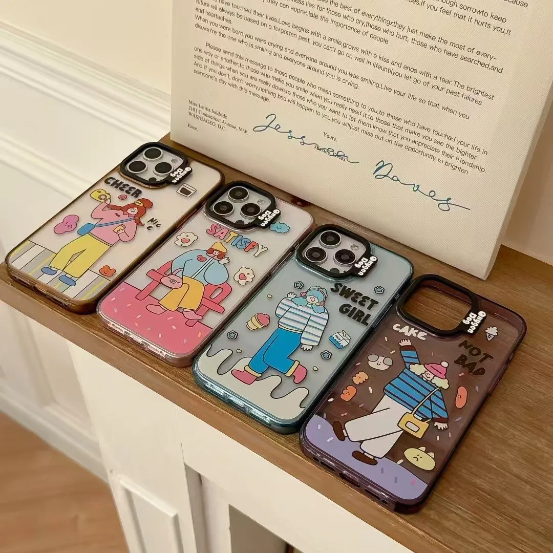 Cartoon painted winter girl pattern for iPhone 16 Pro mobile phone case 16 Pro Ma anti-drop case 
Cartoon painted winter girl pattern for iPhone 16 Pro mobile phone case 16 Pro Ma anti-drop case