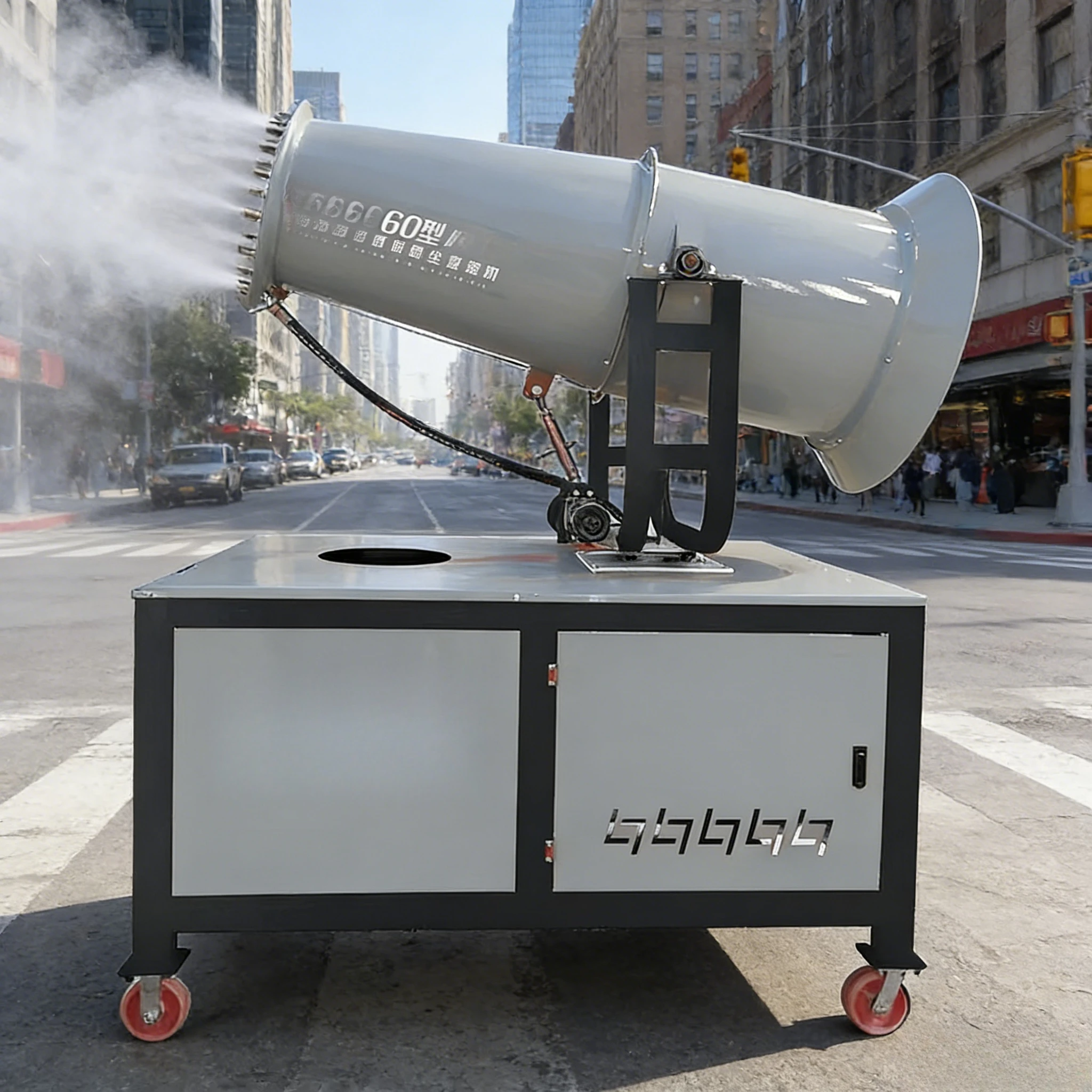 High Productivity Cooling Fog Cannon for Home Use Farm Agriculture Manufacturing Plant Watering Disinfection customized
High Productivity Cooling Fog Cannon for Home Use Farm Agriculture Manufacturing Plant Watering Disinfection customized