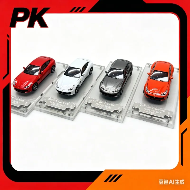 Масштабная модель автомобиля PK 1:64 Leaping Horse GTC4 Lusso, открывающаяся, коллекционная, из сплава, имитация статичной модели, игрушка для мужчин.
Масштабная модель автомобиля PK 1:64 Leaping Horse GTC4 Lusso, открывающаяся, коллекционная, из сплава, имитация статичной модели, игрушка для мужчин.