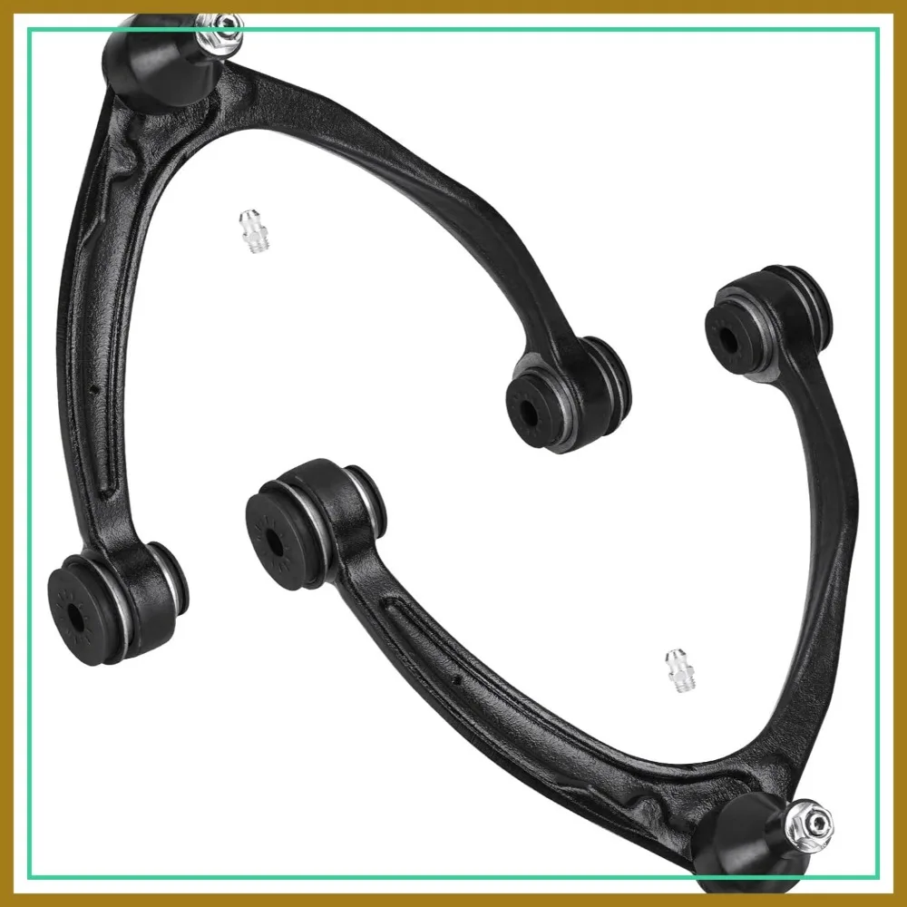 Front Upper Control Arms w/Ball Joints (Forged Steel) for Escalade 07-14, Chevy Avalanche Silverado Suburban Tahoe GMC Sierra Yukon | Suspension Kit Replaces K80669 K80670
Front Upper Control Arms w/Ball Joints (Forged Steel) for Escalade 07-14, Chevy Avalanche Silverado Suburban Tahoe GMC Sierra Yukon | Suspension Kit Replaces K80669 K80670