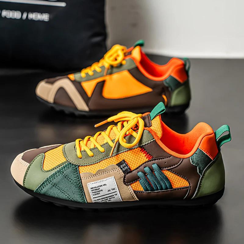 Мужские повседневные кроссовки большого размера 48, удобная спортивная обувь для мужчин, уличные кроссовки с дышащей сеткой и нескользящей плоской подошвой на шнуровке
Мужские повседневные кроссовки большого размера 48, удобная спортивная обувь для мужчин, уличные кроссовки с дышащей сеткой и нескользящей плоской подошвой на шнуровке