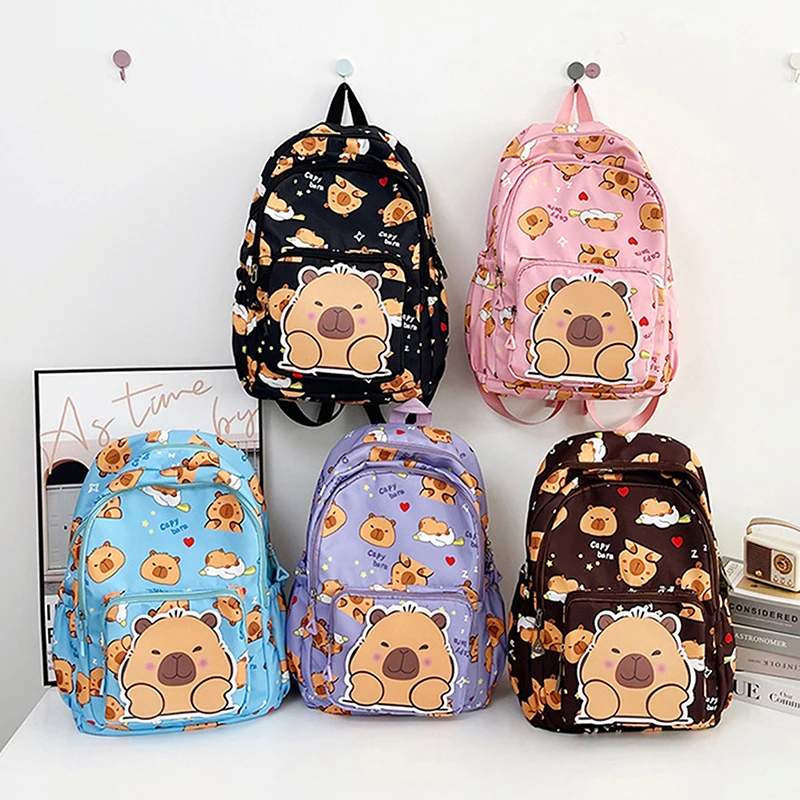 Рюкзак с мультяшным принтом капибары, забавный большой вместительный школьный рюкзак с капибарой, студенческая сумка для ноутбука, милый легкий рюкзак, подарки
Рюкзак с мультяшным принтом капибары, забавный большой вместительный школьный рюкзак с капибарой, студенческая сумка для ноутбука, милый легкий рюкзак, подарки