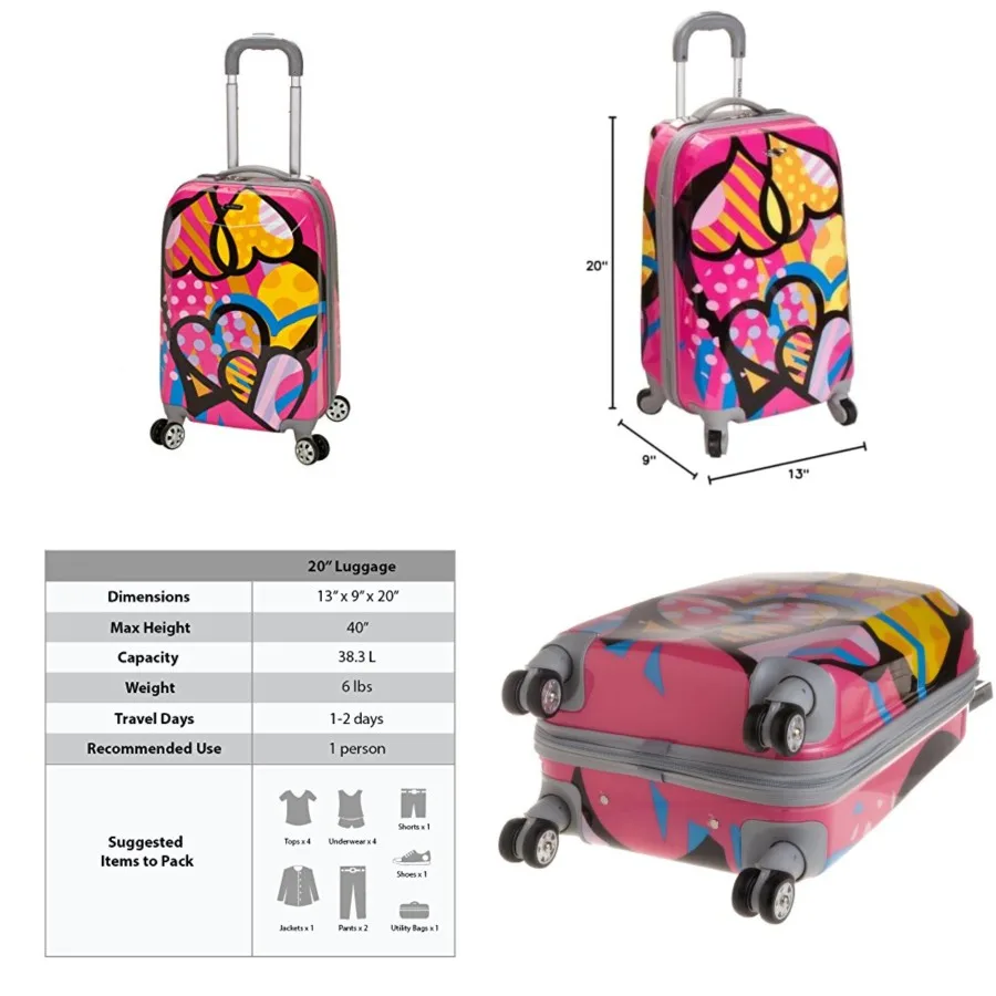Vision Hardside Spner Wheel Luggage
Vision Hardside Spner Wheel Luggage