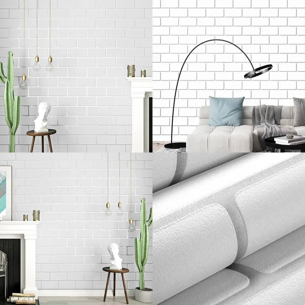 3D белые кирпичные обои в скандинавском стиле Ins для магазина одежды, маникюрного салона, культура, кирпичная стена, нетканый материал
3D белые кирпичные обои в скандинавском стиле Ins для магазина одежды, маникюрного салона, культура, кирпичная стена, нетканый материал