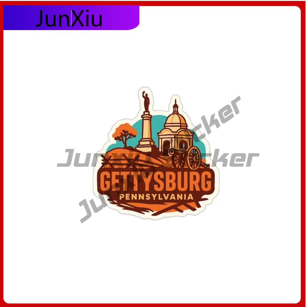 Gettysburg Pennsylvania Sticker Scratch-proof Exterior Vinyl Decal Camper Van Bike Decals Cars Adventure Stickers For Motorcycle
Gettysburg Pennsylvania Sticker Scratch-proof Exterior Vinyl Decal Camper Van Bike Decals Cars Adventure Stickers For Motorcycle