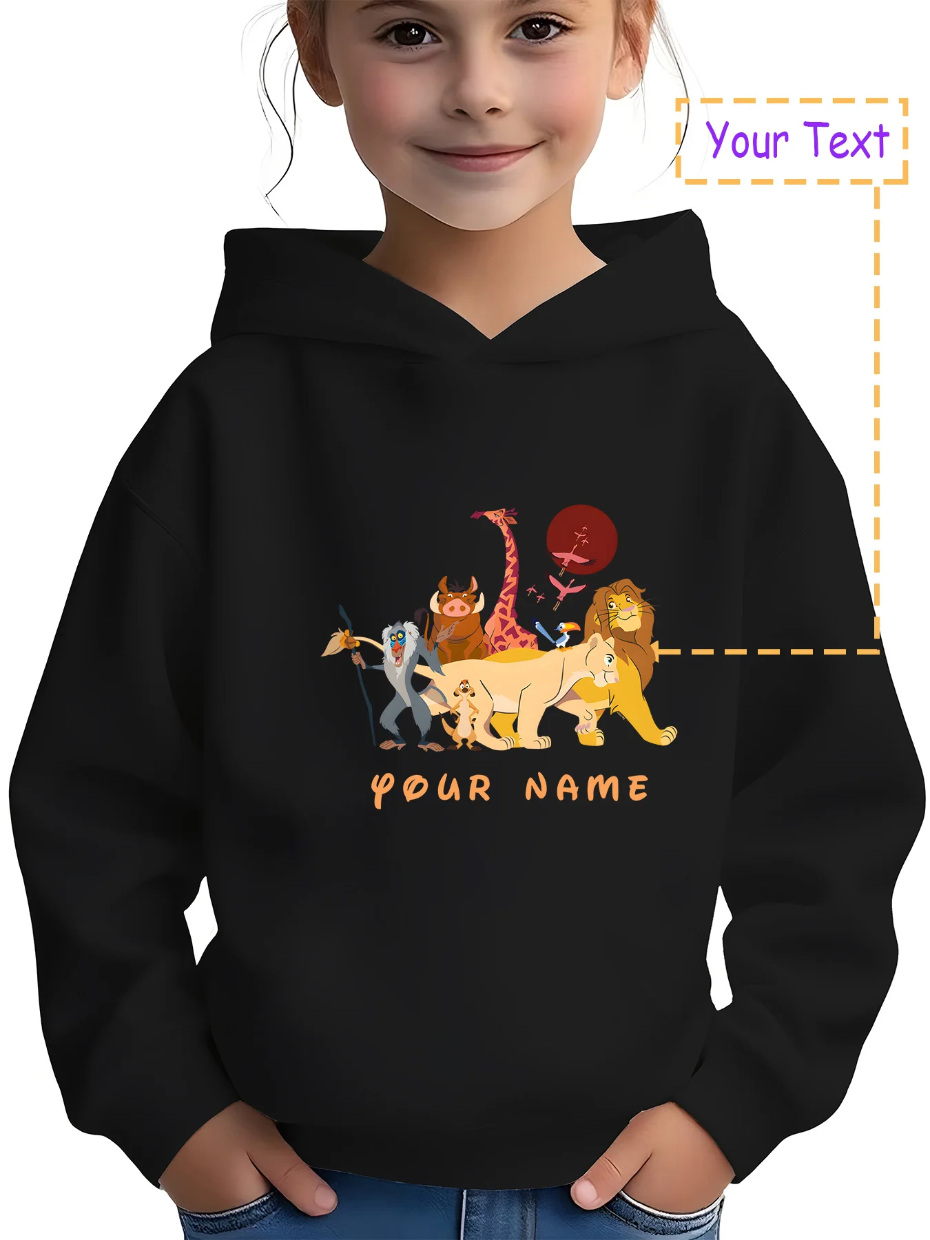MINISO The Lion King classic character hoodie - Simba, Timon and other characters are gathered together, suitable for animation
MINISO The Lion King classic character hoodie - Simba, Timon and other characters are gathered together, suitable for animation