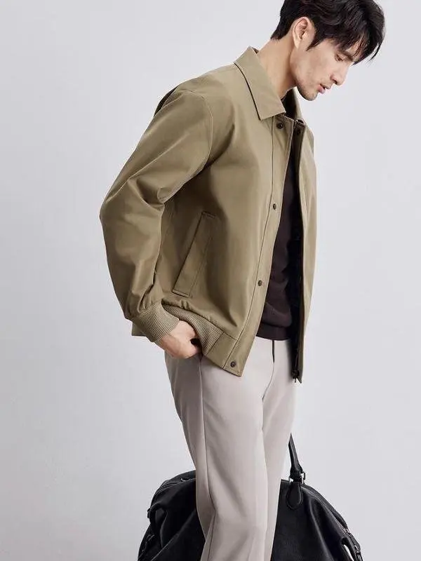 Casual Sle Men's Jaet Spring Autumn ort Loose Fit Turn-down Collar Breathable Comfortable Polyester Faion Top
Casual Sle Men's Jaet Spring Autumn ort Loose Fit Turn-down Collar Breathable Comfortable Polyester Faion Top