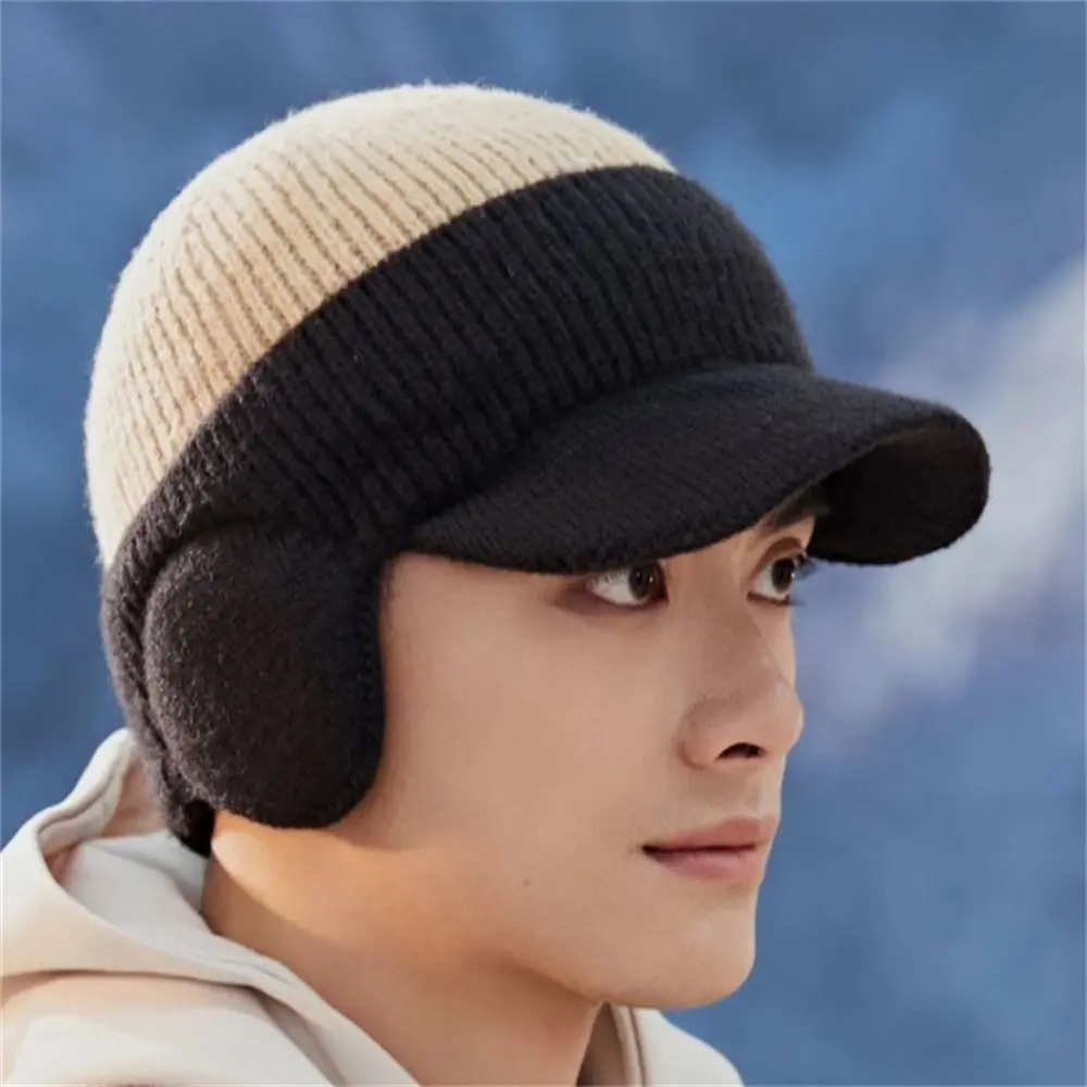 Stylish Thickened Baseball Cap Keep Warm Knit Dad Hat Dual Tone Ear Protection Outdoor Activities 
Stylish Thickened Baseball Cap Keep Warm Knit Dad Hat Dual Tone Ear Protection Outdoor Activities