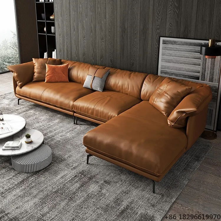Customized Italian Leather Sofa Luxury Minimalist 3-4 Seat Sectional for Hotel
Customized Italian Leather Sofa Luxury Minimalist 3-4 Seat Sectional for Hotel