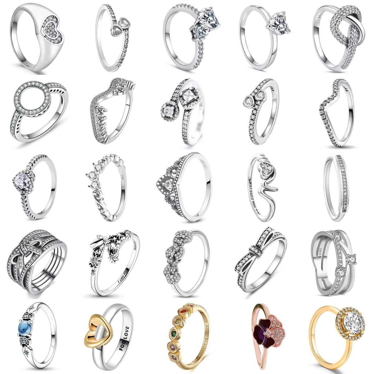 Fashionable Silver Plating Flower Bow Elf Crown Zircon Sparkling Original Brand Ring For Women Jewelry Wedding
Fashionable Silver Plating Flower Bow Elf Crown Zircon Sparkling Original Brand Ring For Women Jewelry Wedding