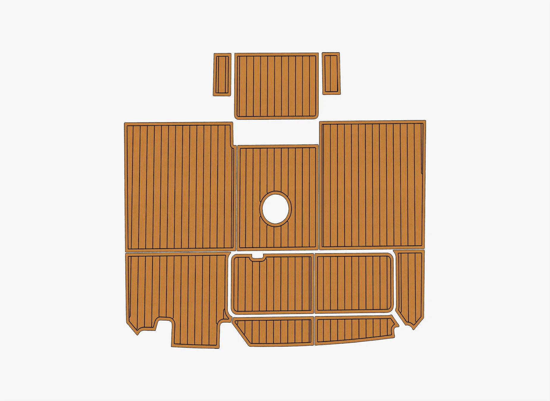 Non-Slip EVA Faux Teak Marine Mat Self-Adhesive 6mm Yacht Cockpit Pad for 1994 Luhrs 32 Tournament Boat Decking Easy Install
Non-Slip EVA Faux Teak Marine Mat Self-Adhesive 6mm Yacht Cockpit Pad for 1994 Luhrs 32 Tournament Boat Decking Easy Install
