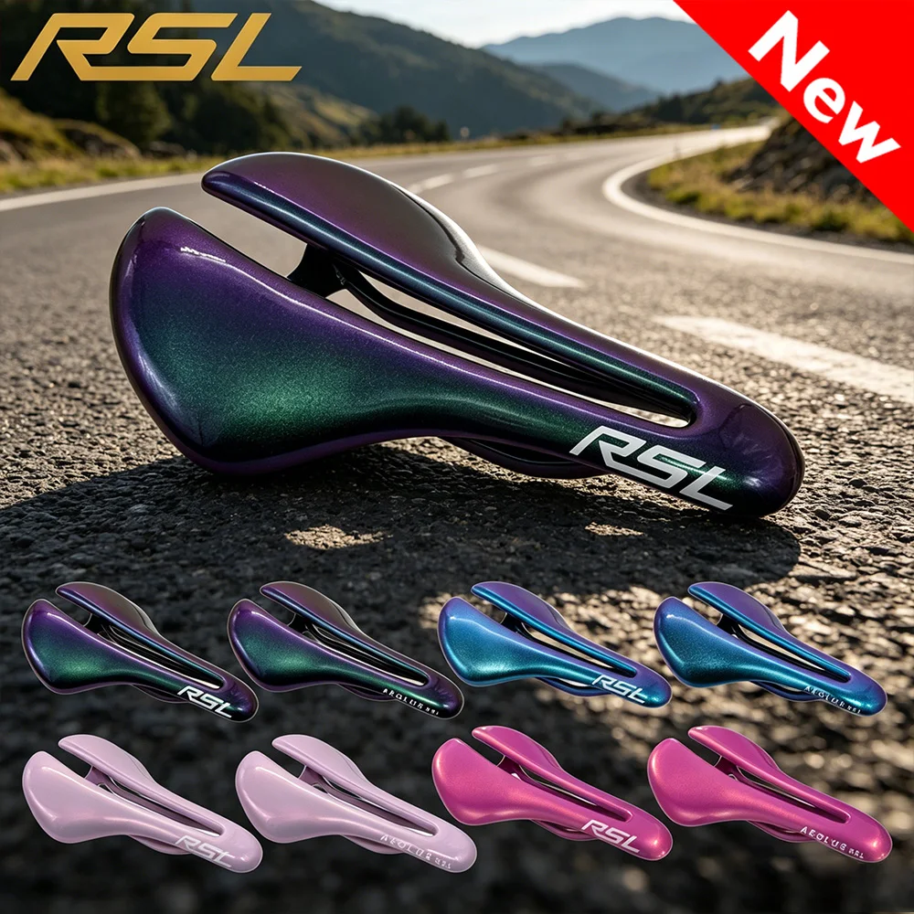 RSL Carbon Saddle Hollow decompression3D Curved Bike Seat 155/145*250mm Wide for Road Bike City Bike Commuter Female Male
RSL Carbon Saddle Hollow decompression3D Curved Bike Seat 155/145*250mm Wide for Road Bike City Bike Commuter Female Male