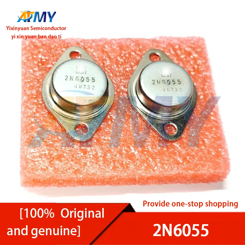 2piece 2N6055 Gold-Sealed Transistor TO-3 High-Power Triode
2piece 2N6055 Gold-Sealed Transistor TO-3 High-Power Triode