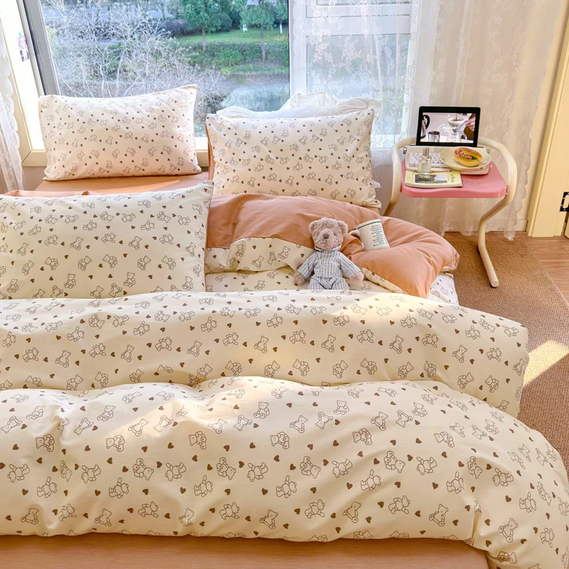 High Quality 100% Cotton Fabric Small Fresh Printed Duvet Cover 200x230 Bedding 1 Single/Double Bed Breathable and Skin Friendly
High Quality 100% Cotton Fabric Small Fresh Printed Duvet Cover 200x230 Bedding 1 Single/Double Bed Breathable and Skin Friendly