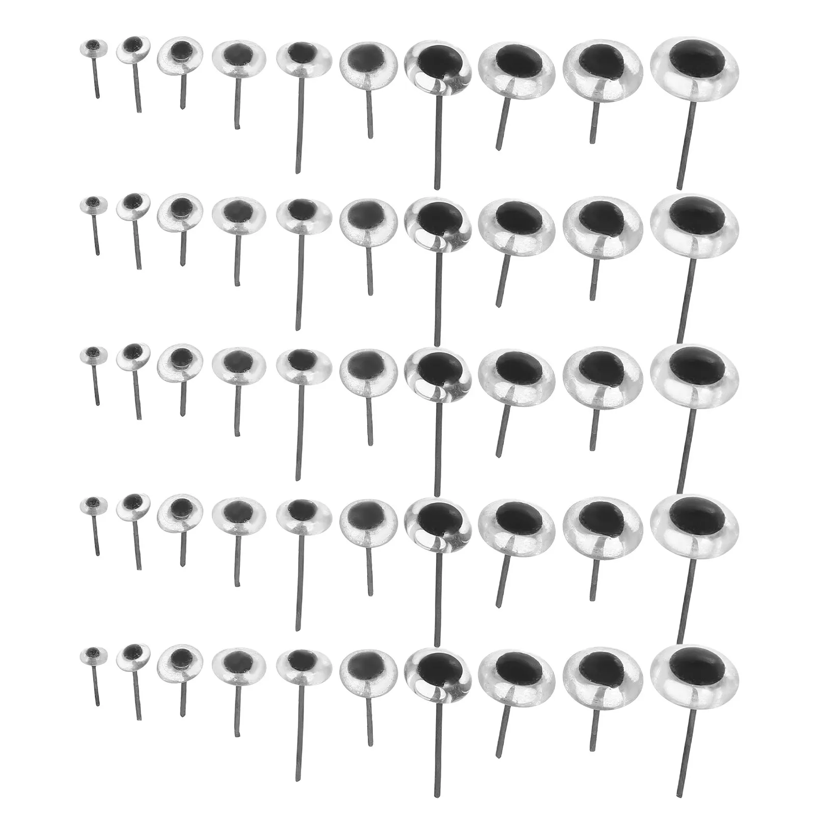 100Pcs Handmade Glass Realistic Eyeballs Flat Round Safety Eyes 3-12Mm for Crochet Needle Felting Knitted Crafts DIY Stuffed
100Pcs Handmade Glass Realistic Eyeballs Flat Round Safety Eyes 3-12Mm for Crochet Needle Felting Knitted Crafts DIY Stuffed