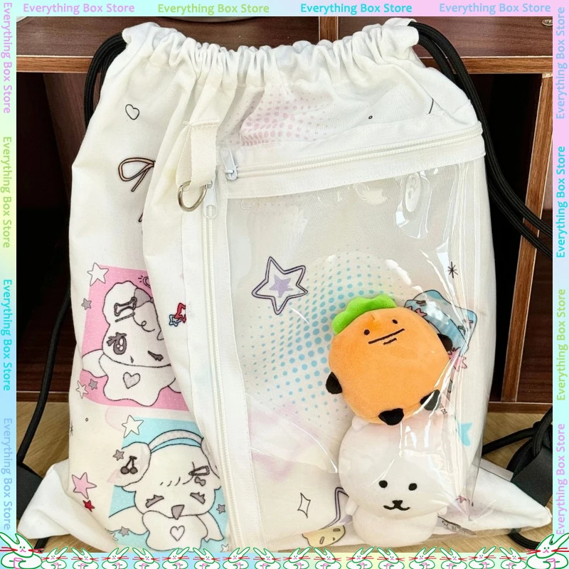 Itabag Retro And Niche Design Angel Bear Backpack Simple And Casual Student Large Capacity Backpack Doll And Badge Bag
Itabag Retro And Niche Design Angel Bear Backpack Simple And Casual Student Large Capacity Backpack Doll And Badge Bag