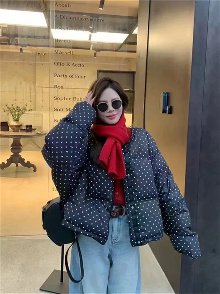Spring New Sle Women's ort Polka Dot down Cotton Jaet Bread Sle Unique Not Repeating Trendy Korean Loose Fit Coat
Spring New Sle Women's ort Polka Dot down Cotton Jaet Bread Sle Unique Not Repeating Trendy Korean Loose Fit Coat