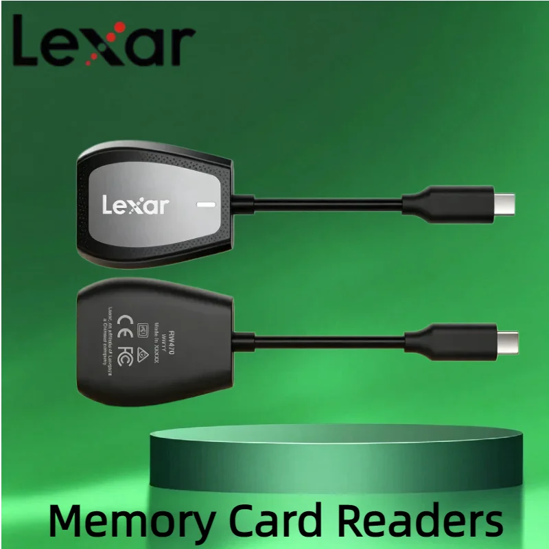 Lexar Professional Dual-Slot USB 3.2 Type-C Reader Supports SD and microSD UHS-II Cards Up To 312MB/s Read for Laptop Desktop
Lexar Professional Dual-Slot USB 3.2 Type-C Reader Supports SD and microSD UHS-II Cards Up To 312MB/s Read for Laptop Desktop