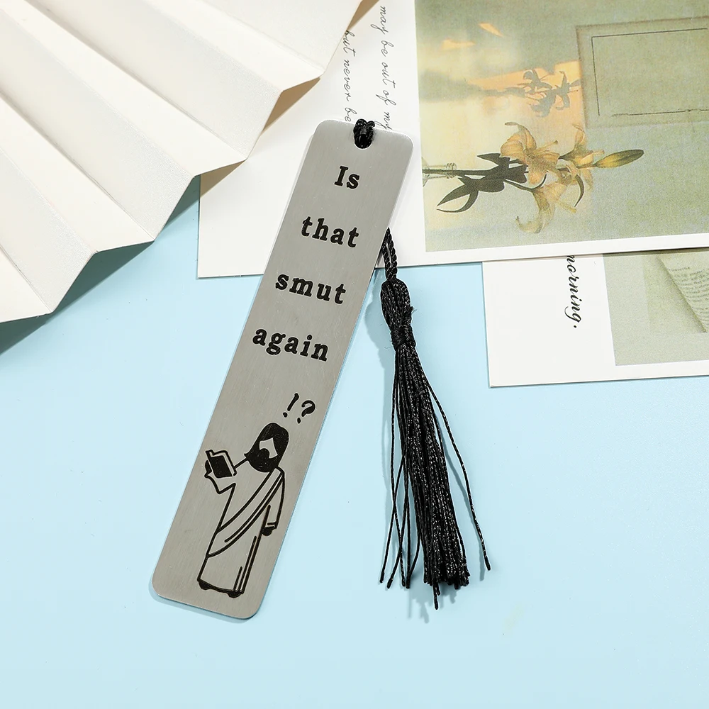 Stainless steel bookmark with black tassel Reading Gift Study stationery for students, office supplies for teachers
Stainless steel bookmark with black tassel Reading Gift Study stationery for students, office supplies for teachers