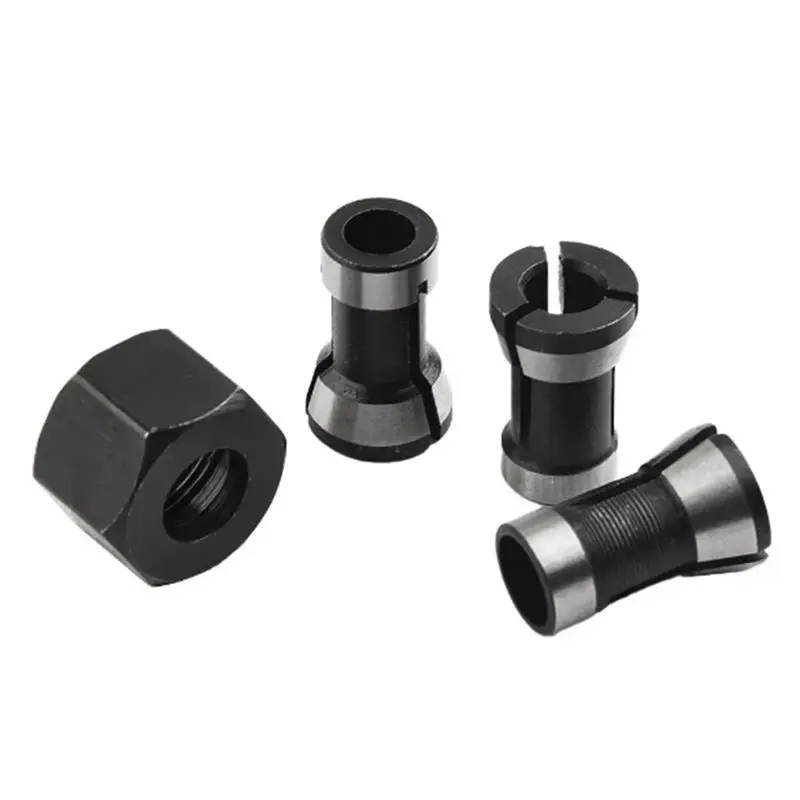 ABUL-4Pcs/Set 6Mm 8Mm 6.35Mm Electric Router Milling Cutter Collet Chuck M15 Screw Nut For Trimming Engraving Machines
ABUL-4Pcs/Set 6Mm 8Mm 6.35Mm Electric Router Milling Cutter Collet Chuck M15 Screw Nut For Trimming Engraving Machines