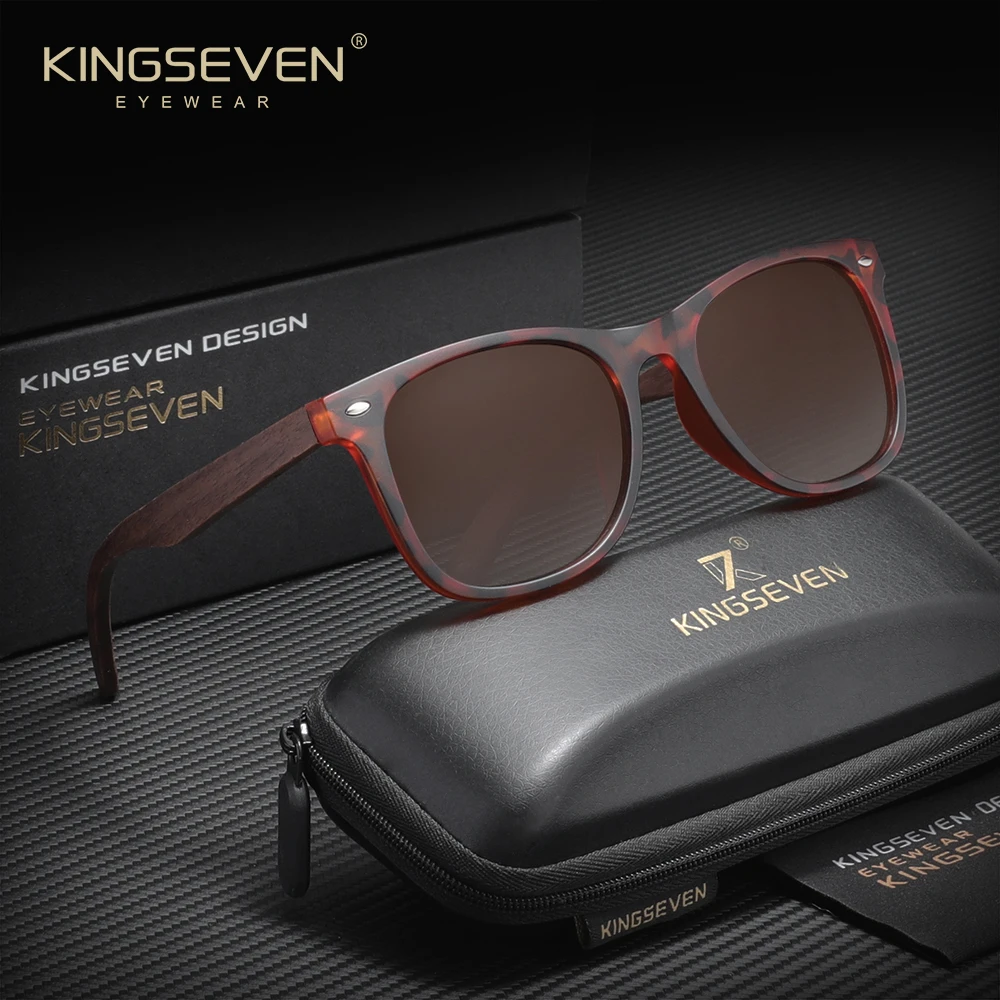 KINGSEVEN Brand Wooden Sunglasses High Quality Polarized UV400 Eyewear For Men Women Driving Fashion Glasses
KINGSEVEN Brand Wooden Sunglasses High Quality Polarized UV400 Eyewear For Men Women Driving Fashion Glasses