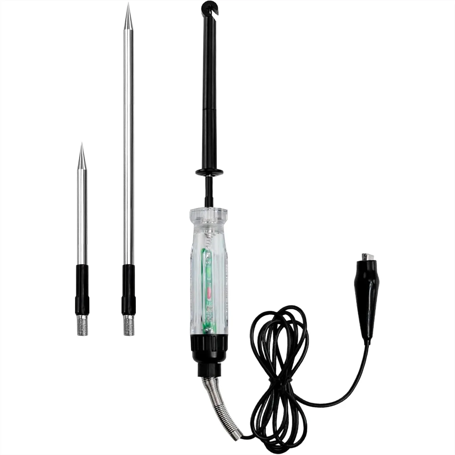 Automotive Wire Piercing Voltage Tester with LED & Buzzer, 59-Inch Cord for Easy Circuit Testing
Automotive Wire Piercing Voltage Tester with LED & Buzzer, 59-Inch Cord for Easy Circuit Testing